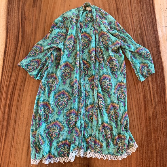 O'Neill Green Patterned Cardigan - Picture 4 of 8